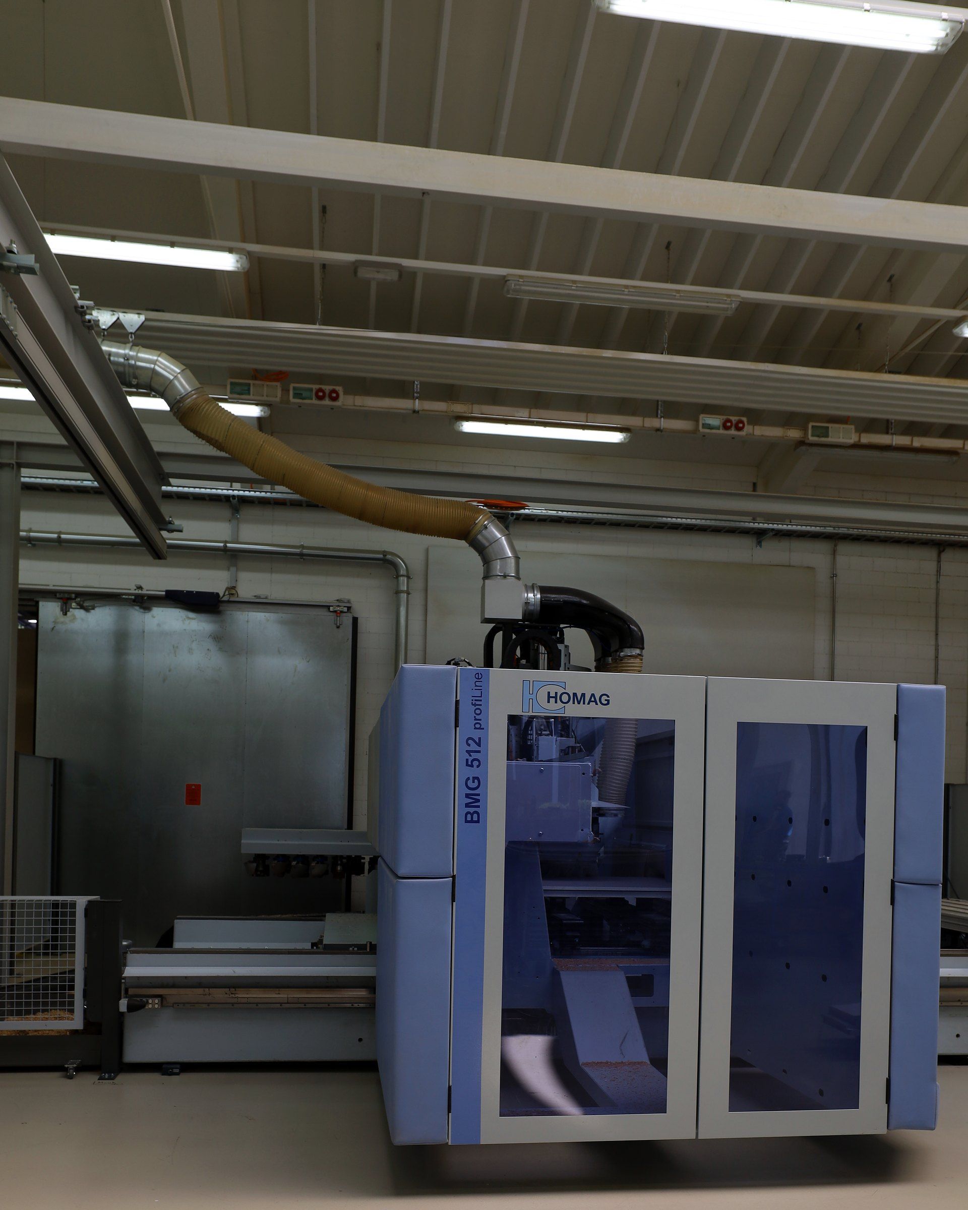 CNC-Bearbeitungszentrum mit Absaugung